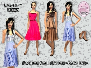 Sims 2 — Fashion Collection - part 165 - by BBKZ — Based on dresses designed by D&G, Red Valentino & Rebecca