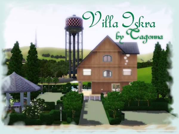 Sims 3 — Villa Iskra by Tagonna — Villa Iskra. FF. No CC. 1 floor - kitchen-living room, bathroom. 2 floor - nursery, two