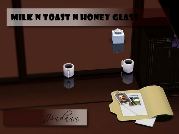 Sims 3 — Toast Coffee Glass by Jindann — Toast Coffee Glass by Jindann@TSR