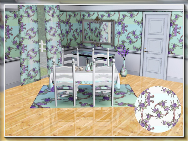 Sims 3 — marcorse_scented boughs pattern by marcorse — Small boughs of scented flowers in a random repeat pattern.