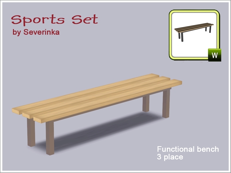Severinka_'s Sports Set - Bench