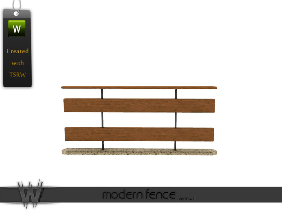 The Sims Resource Modern Fence V2