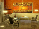 Sims 3 — Golden trees by egle939 — nice abstract painting for modern home