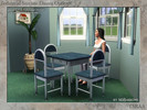 Sims 3 — Steelate Industrial Dining Options by MsBarrows — Three sizes of table, a dining chair, and a matching barstool.