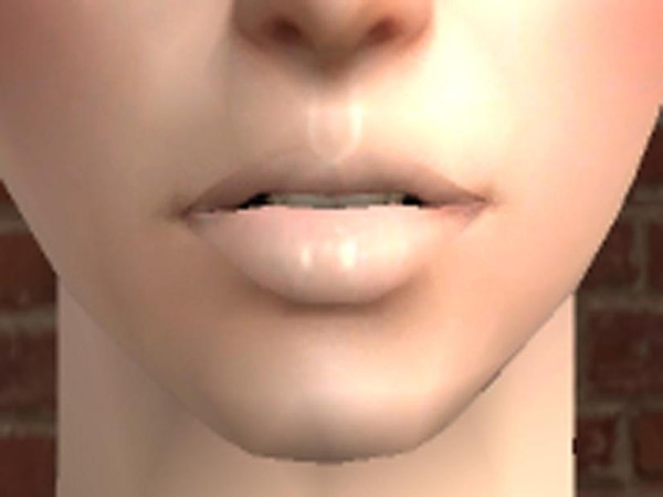 Sims 2 — Sunflower Lashes - Nx0817 Nude Lipstick by nx08172 — Made especially to complete my Sunflower Eyelashes look!
