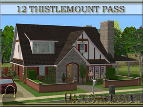 Sims 2 — 12 Thistlemount Pass by hatshepsut — A cute and comfortable retirement home. A paradise for the gardening