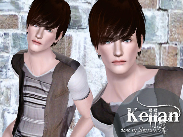 Sims 3 — Kellan by sherri10102 — Kellan is my 2nd sim without any custom sliders. I've been watching many korean dramas