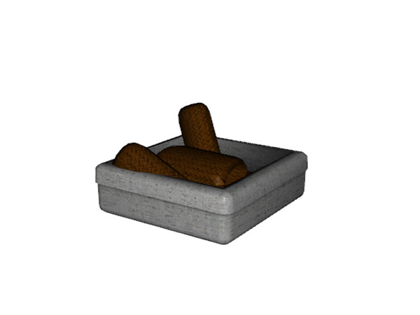 Sims 3 — Ikea Inspired Freden Bath Small Cloth Basket by TheNumbersWoman — Inspired by Ikea, quality that's cheap by