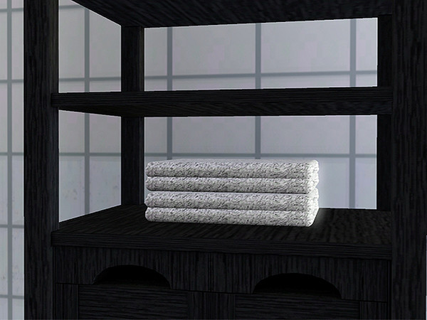 Sims 3 — Ikea Inspired Freden Bath Folded Towels by TheNumbersWoman — Inspired by Ikea, quality that's cheap by design.By