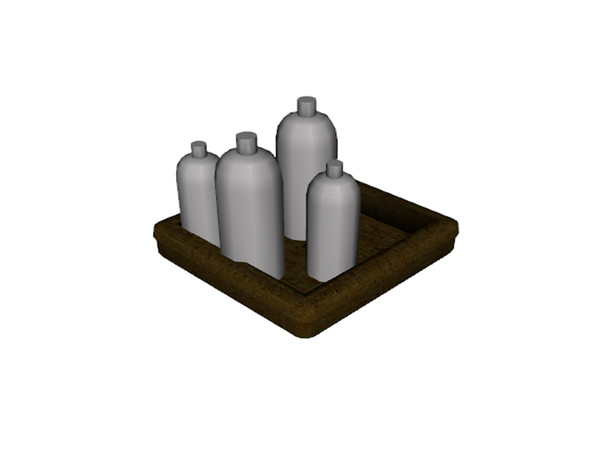 Sims 3 — Ikea Inspired Freden Bath Smallest Cloth Basket by TheNumbersWoman — Inspired by Ikea, quality that's cheap by