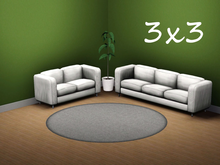 The Sims Resource Larger Round Rugs, How Big Is A 3 Round Rugs