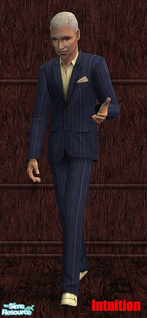 Sims 2 — H&M for Elders! Formal Mix! Lucas price Blazer Blue by Intuition — H&M for Elders- more than any words