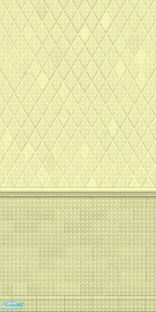 Sims 2 — Yellow Mellow Wall Tile by cariadbach — Matches Yellow Mellow Floor Tile