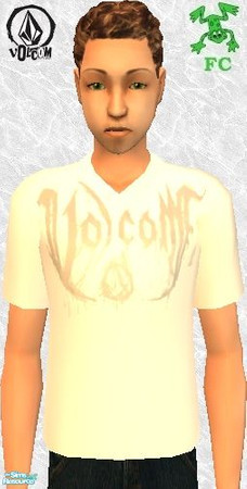 Sims 2 — Volcom Teen Seperates Short Sleeved Edition- shirt 2 by frogger1617 — Volcom Brand Seperates. All Base game