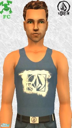 Sims 2 — Volcom Adult @YA Seperates- Summer edition - Tank 2 by frogger1617 — Volcom Brand Seperates for your sims. All