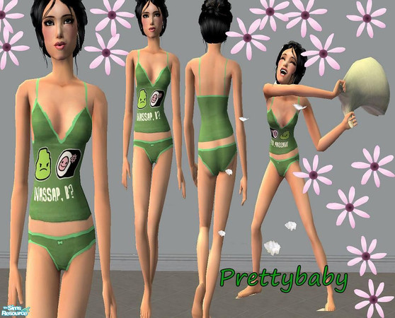 Sims 2 — Teen undies - Individual Item by pretty_baby — 4 undies. no mesh. enjoy