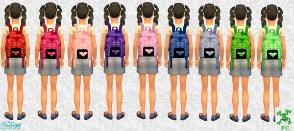 Sims 2 — Cami Backpacks by frogger1617 — Available for ages teen through elder. Custom icon in CAS and in game. In 9 fun