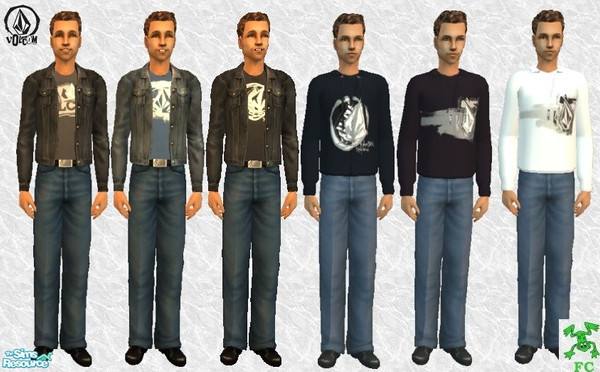 Sims 2 — Volcom Brand Adult & YA Seperates- Winter Edition by frogger1617 — Volcom Brand seperates for your sims.
