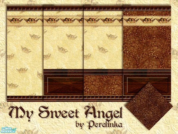 Sims 2 — MY SWEET ANGEL by perelinka — Set of heavenly wallpapers.