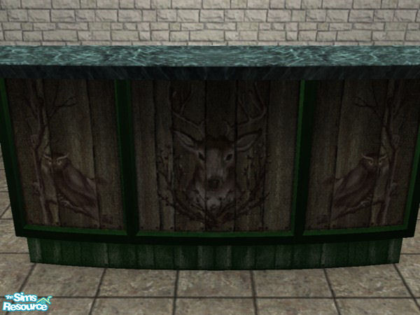 Sims 2 — Green Bon Voyage Bar by Vampire Seductress — Green Bon Voyage Bar