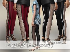 Sims 3 — Leggings (Accessory) by Iceyxx — A pair of leggings. This time as accessory ;) Includes 3 variations and is