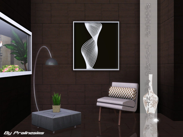 Sims 3 — PS Modern Living Painting 5 by Pralinesims — By Pralinesims