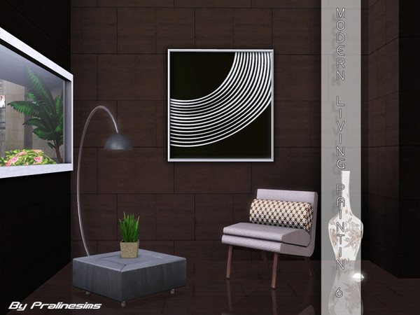 Sims 3 — PS Modern Living Painting 6 by Pralinesims — By Pralinesims