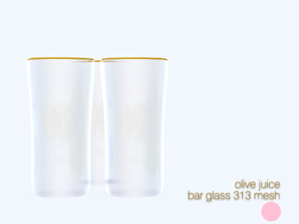 Sims 3 — Bar Glass 313 Mesh by DOT — Bar Glass 313 Mesh 3 Glass Set for shelf by DOT of The Sims Resource