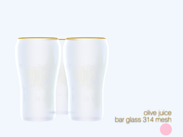 Sims 3 — Bar Glass 314 Mesh by DOT — Bar Glass 314 Mesh 3 Glass Set for shelf by DOT of The Sims Resource