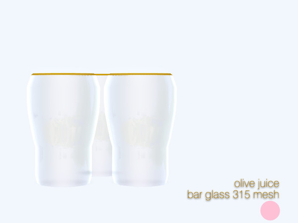Sims 3 — Bar Glass 315 Mesh by DOT — Bar Glass 315 Mesh 3 Glass Set for shelf by DOT of The Sims Resource