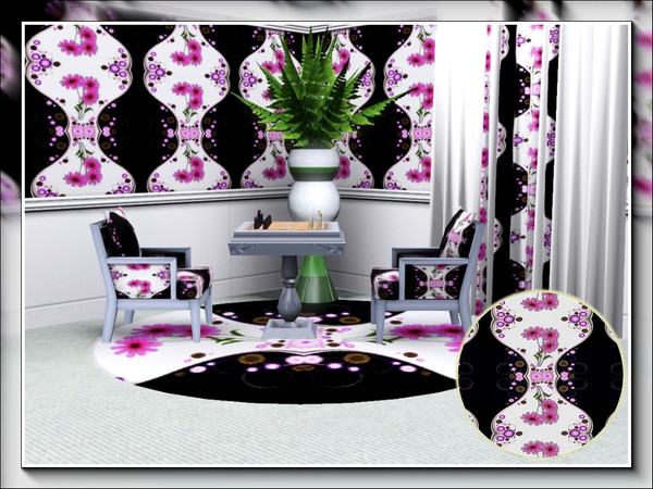 Sims 3 — marcorse_pretty as a daisy 7 pattern by marcorse — For a complete change of pace . . an abstract floral design