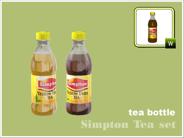 Sims 3 — SimptonTea - Bottle by Severinka_ — Created by Severinka, Tea bottle "Simpton", decor