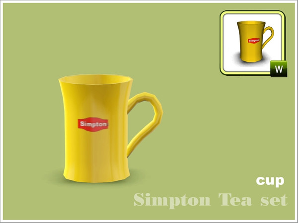 Sims 3 — SimptonTea - Cup by Severinka_ — Created by Severinka, Tea cup "Simpton", decor