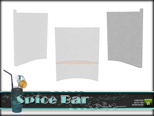 Sims 3 — Spice Bar Backpanel right by BuffSumm — Right part of the backpanel for the bar. Created by BuffyASummer