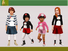 Sims 3 — punie kids group 62 by punie — 1 dress and boots for you girl child! 1 dress and boots for you girl toddler! I