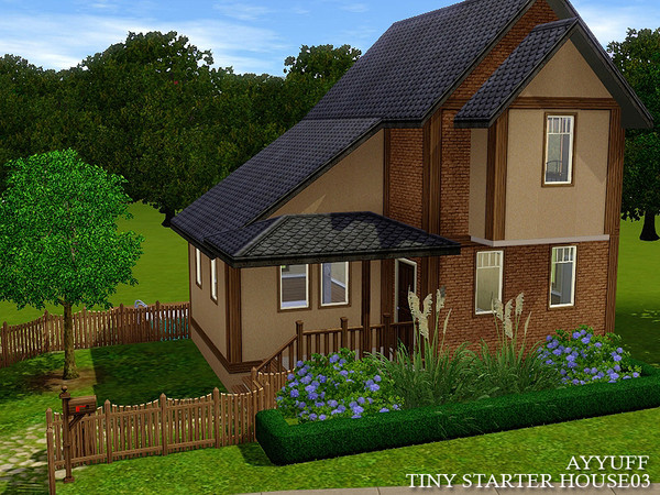 Sims 3 — Tiny Starter House03 by ayyuff — 20x15 Partly furnished starter house with 2 bedrooms,1bath. No Expansion Packs