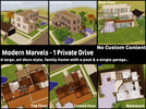 Sims 2 — Modern Marvels - 1 Private Drive by LadyGaGaAndSims2Fan_962 — A largely extended & mondernized, art deco