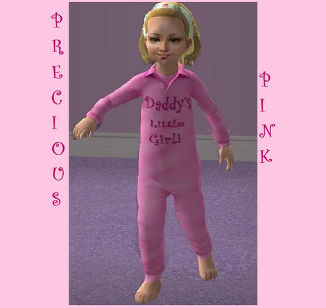 Sims 2 — Daddy\'s Little Girl Set - Precious Pink by groovysimmergal — Is your sim toddler a daddy\'s girl? Then this