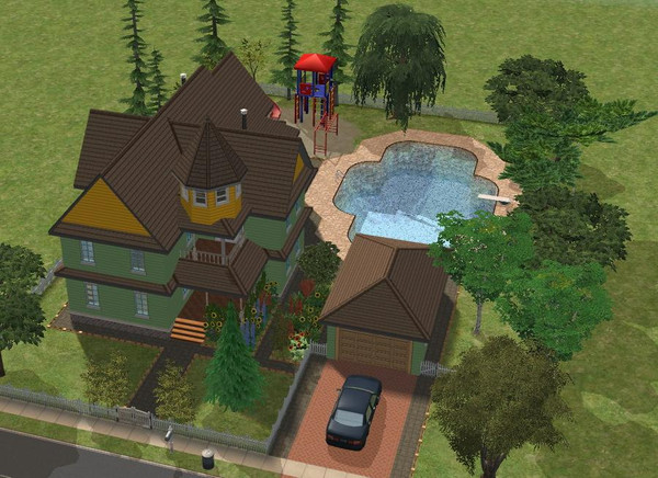 Sims 2 — house10 by RamboRocky90 — I decided to upload some of my houses.