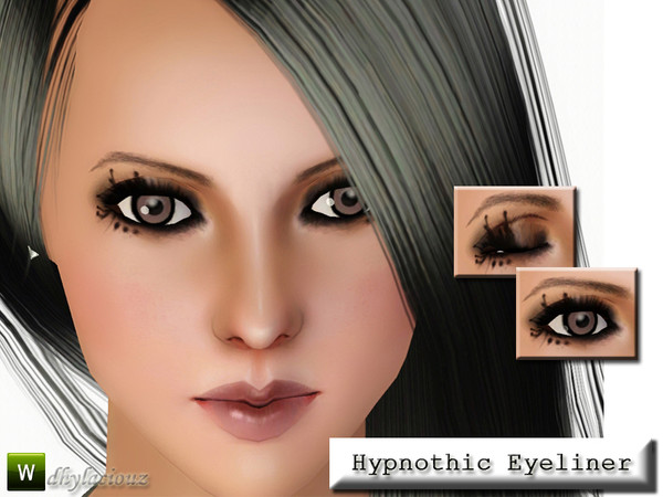 Sims 3 — Hypnothic Eyeliner by Dhyla by dhylaciouz — 