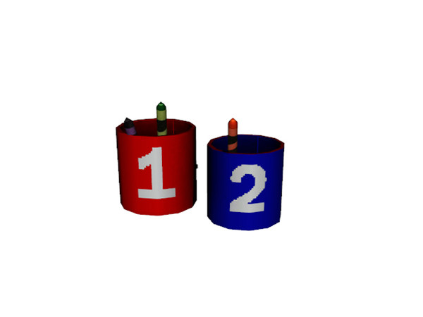 Sims 3 — Ikea Inspired PS Lomsk Childrens Wall Buckets by TheNumbersWoman — Inspired by Ikea, quality that's an