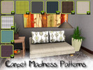 Sims 3 — Carpet Madness Patterns by SugoiZiua2 — This set includes nine various patterns: four carpet patterns, two