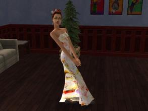 Sims 2 — Fancy dress by Silerna — Dress for teen females
