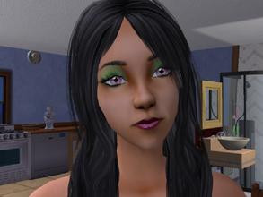 Sims 2 — Pinky eyes by Silerna — Gradiented Pink with white eyes