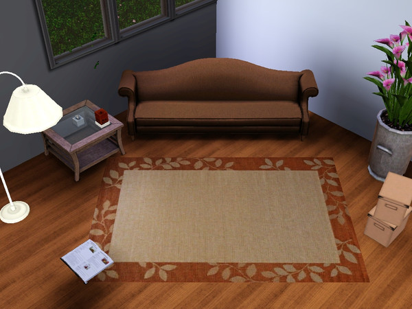 Sims 3 — BrownRug2-Pg by Pegasus9602 — by Pegasus960 Mesh by matomibotaki @ www.blackypanther.de