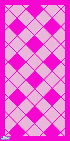 Sims 2 — Diamond Wallpaper - Purple by simonandy — Diamond pattern wallpaper in purple & lilac