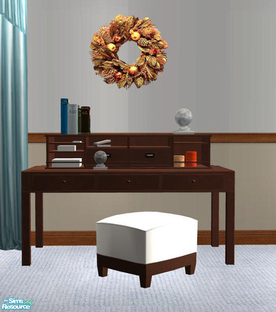 Sims 2 — PB Singlebedroom Recolor brown - Ottoman Polster white by ShinoKCR — 