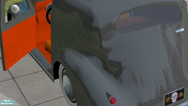 Sims 2 — 1940\'s Sedan Delivery - Orange Interior by Dr Pixel — Interior color option for the Sedan Delivery