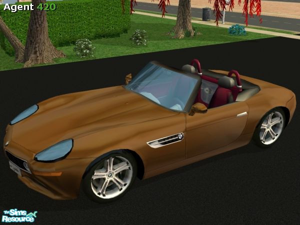 Sims 2 — A420 Metallic Golden Brown BMW Z8 Paint Job by Agent420 — A Metallic Golden Brown Paint Job for your BMW Z8!