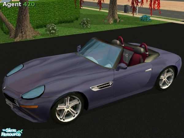 Sims 2 — A420 Metallic Stormcloud BMW Z8 Paint Job by Agent420 — A Metallic Stormcloud Paint Job for your BMW Z8! MESH by